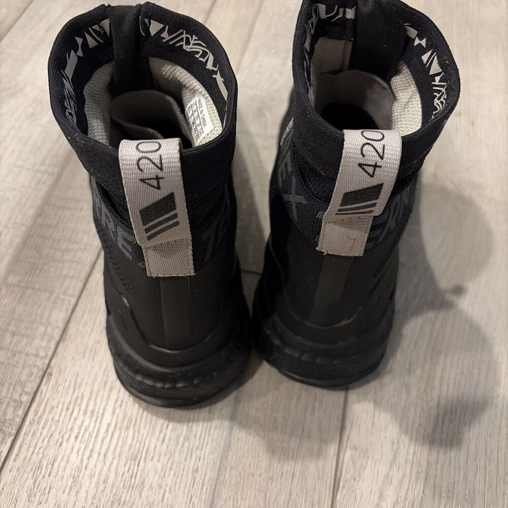 Adidas Pharrell Human Race Terrex Free Hiker Zip Triple Black GORE-TEX Sz 6.5 - Picture 5 of 8